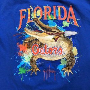 SIGNED Gator Guy Harvey T-Shirt from Cayman Islands